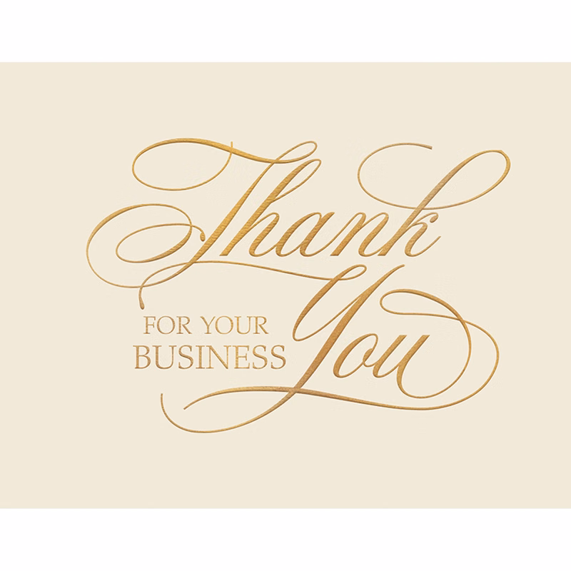 High Regard Thank You Cards