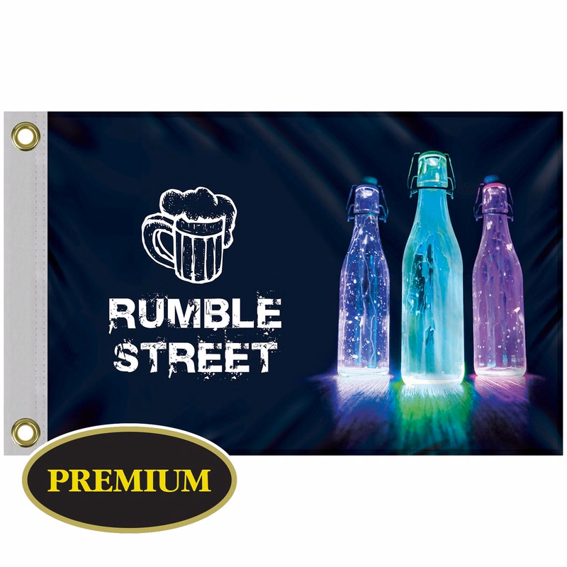 12" x 18" Digitally Printed Single Reverse Knitted Polyester Flags