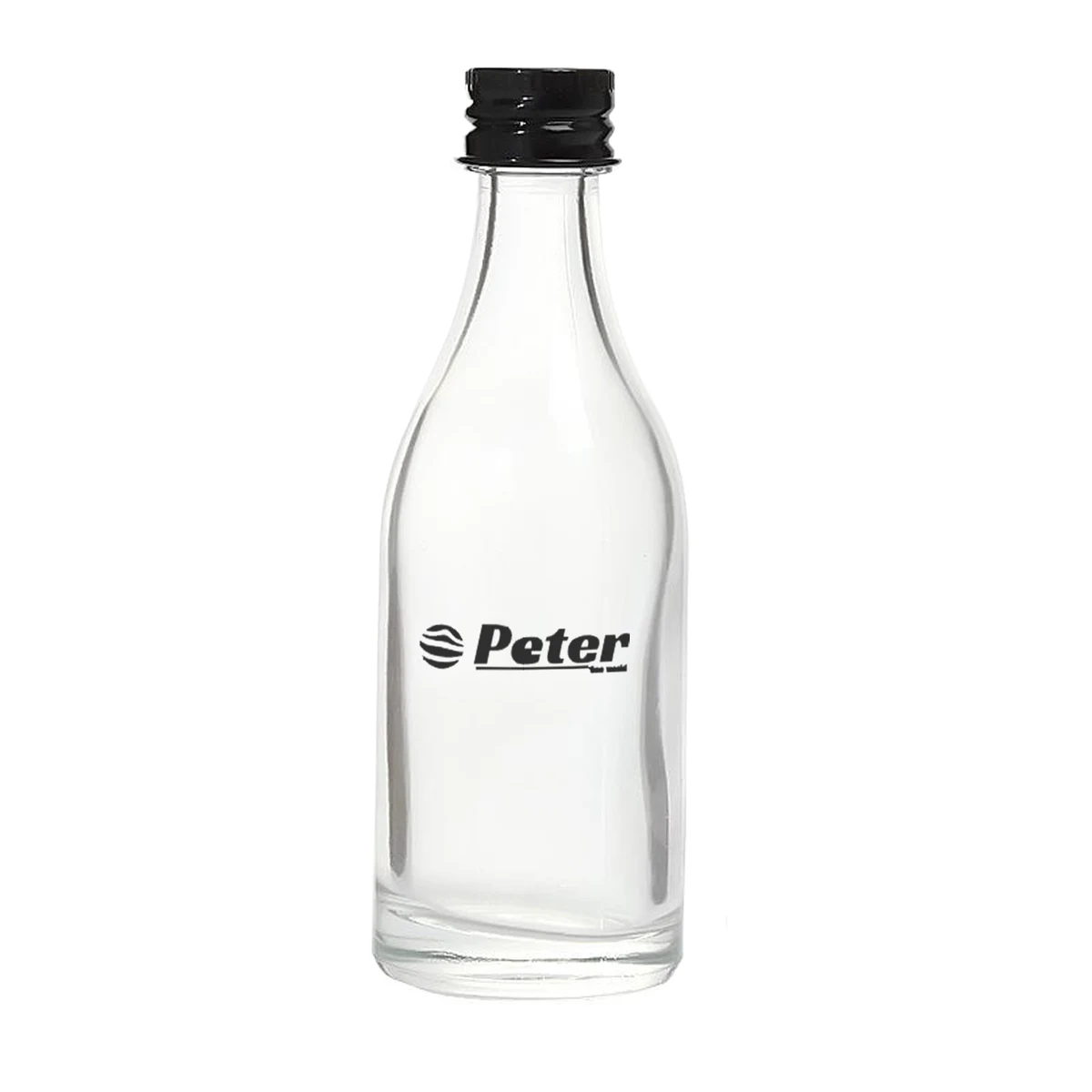 1.8 oz Clear Glass Bottle with Sealed Lid 1