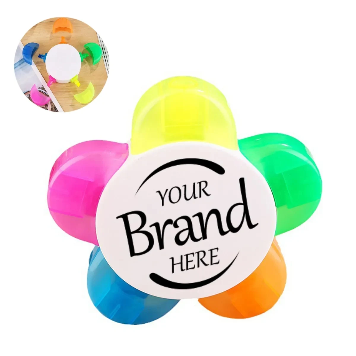 Flower Shape Highlighter Marker 1