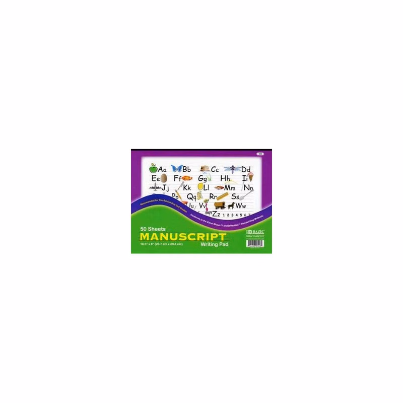 Manuscript Writing Pad - 50 Sheets
