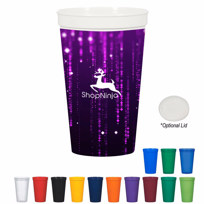 22 Oz. Full Color Stadium Cup