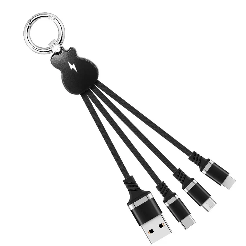 Novelty Guitar Triple Charging Cable 1