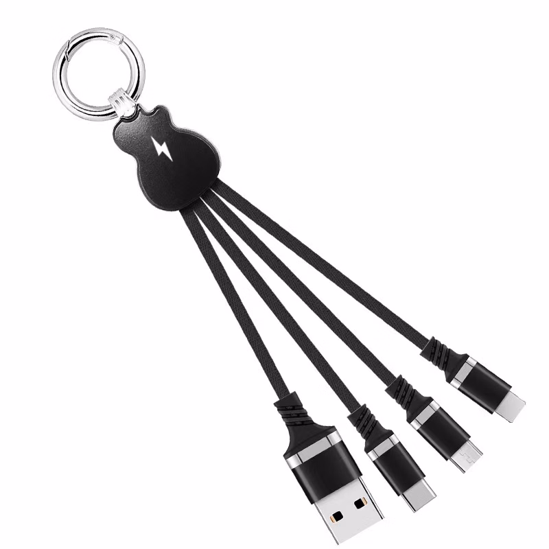 Novelty Guitar Triple Charging Cable