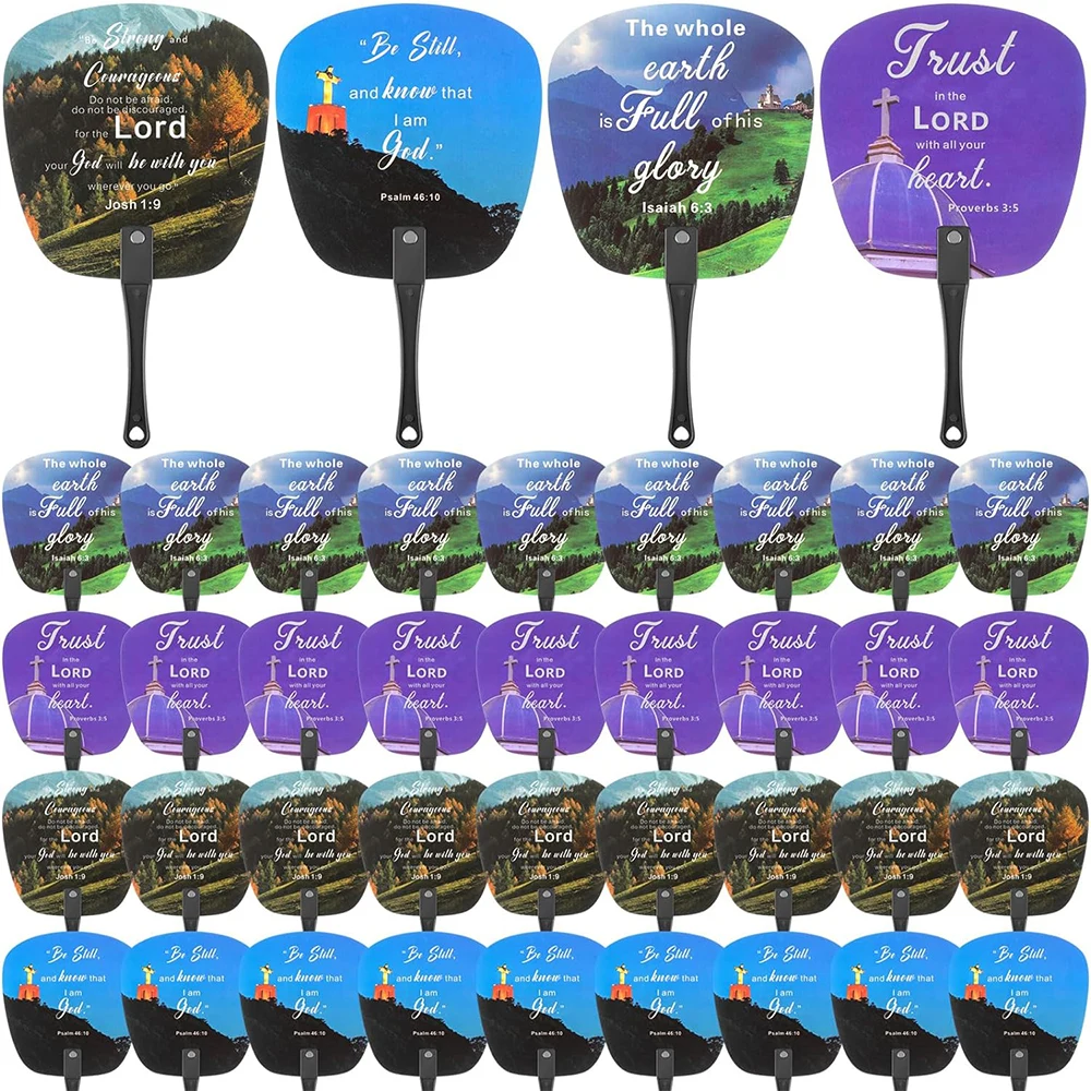 Customized Shape Plastic Fan 1