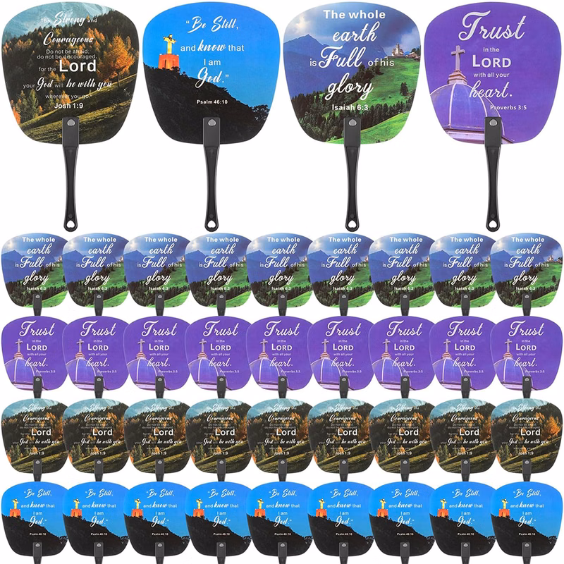 Customized Shape Plastic Fan