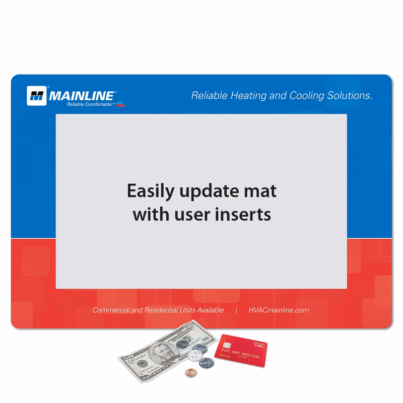 Frame-It Flex Barely There Ultra Thin Window Counter Mat-12"x18"x.020"