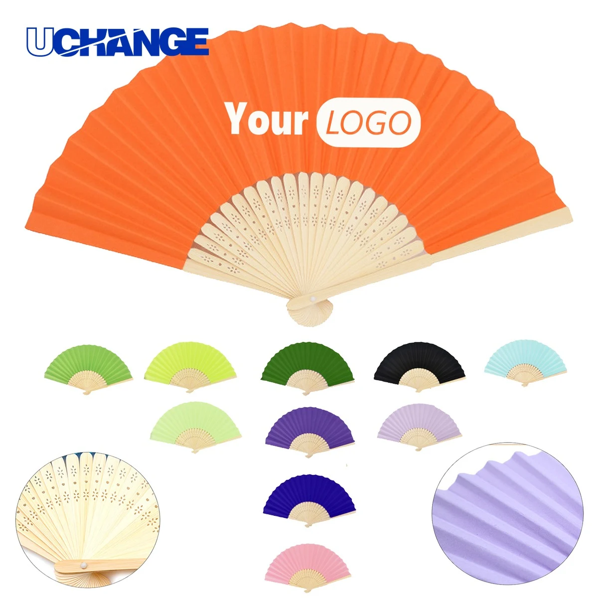 Custom Foldable Craft Hand Fan 1