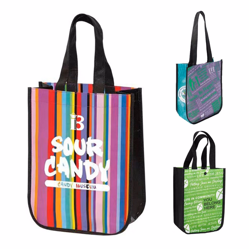 CUSTOM FULL COLOR LAMINATED SHOPPER TOTE BAG
