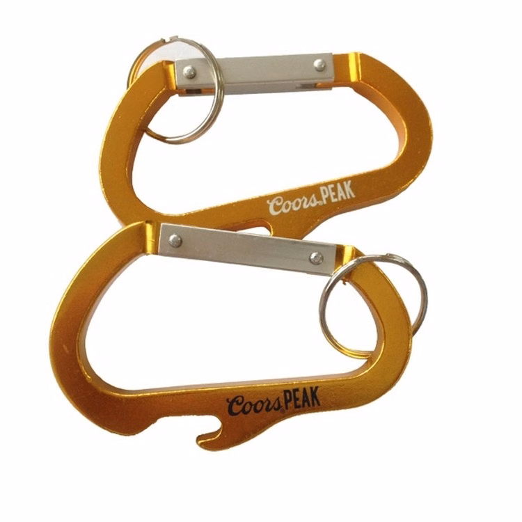 Carabiner Keychains With Bottle Opener