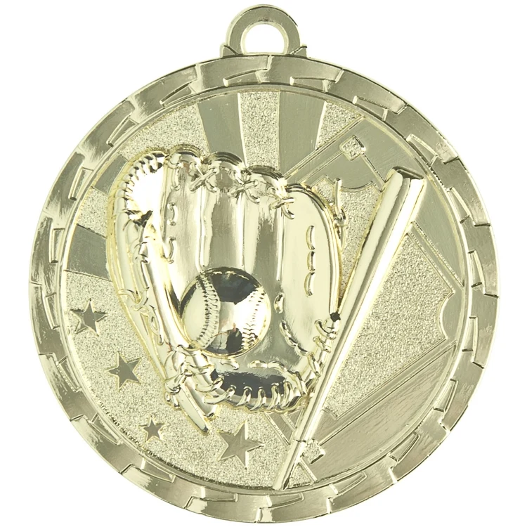 Baseball/Softball Bright Medal, 2" 1