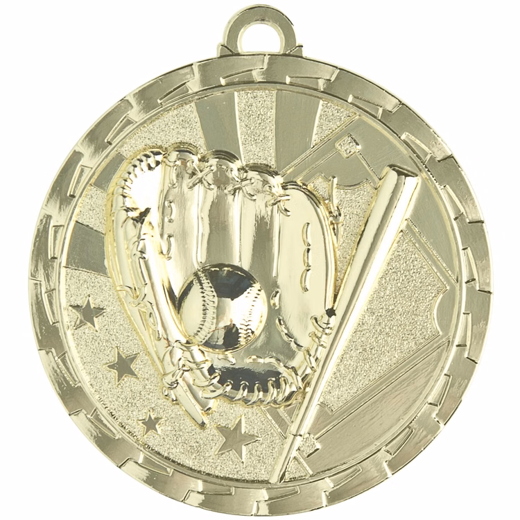 Baseball/Softball Bright Medal, 2"