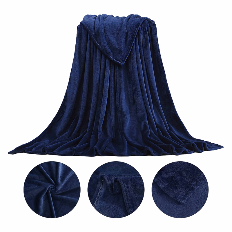 Elegant Soft Throw Blanket Mul Sizes Avail