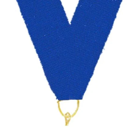 0.875" x 30" Blue Snap Clip Stock Ribbon 1