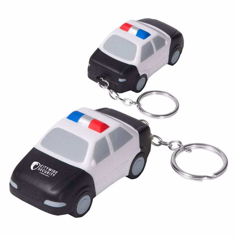 Police Car Stress Reliever Keychain