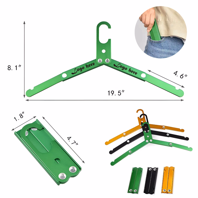 MOQ 50 PCS Portable Metal Folding Hanger