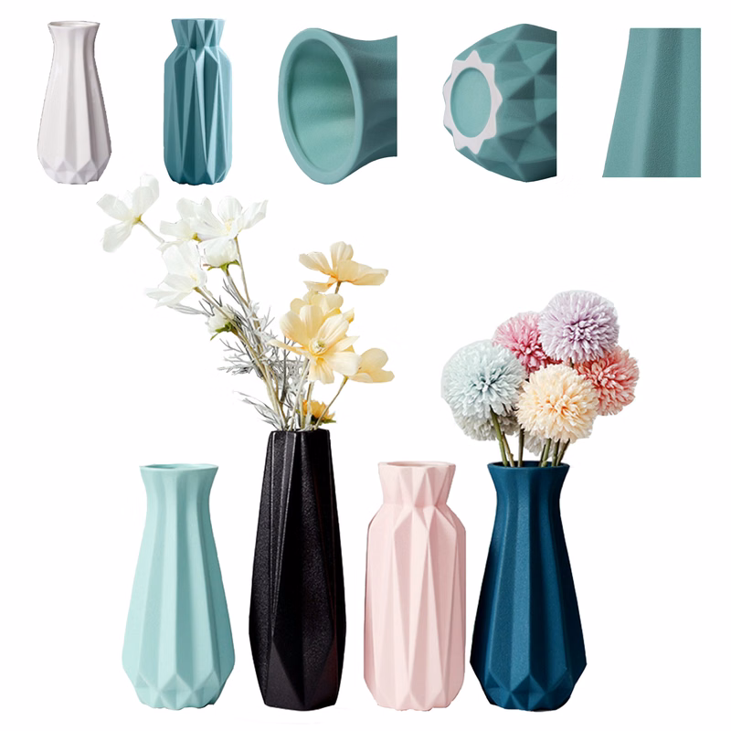 Ceramic Fluted Vase