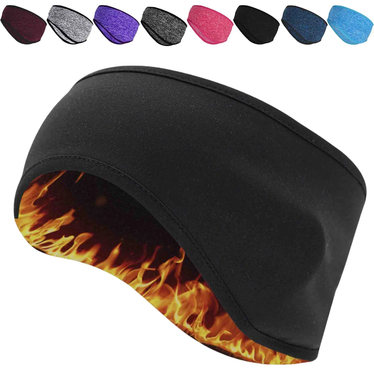 Winter Warmer Stretch Fleece Earmuffs Headband 1