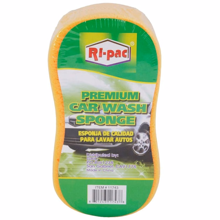 Car Wash Sponge Yellow