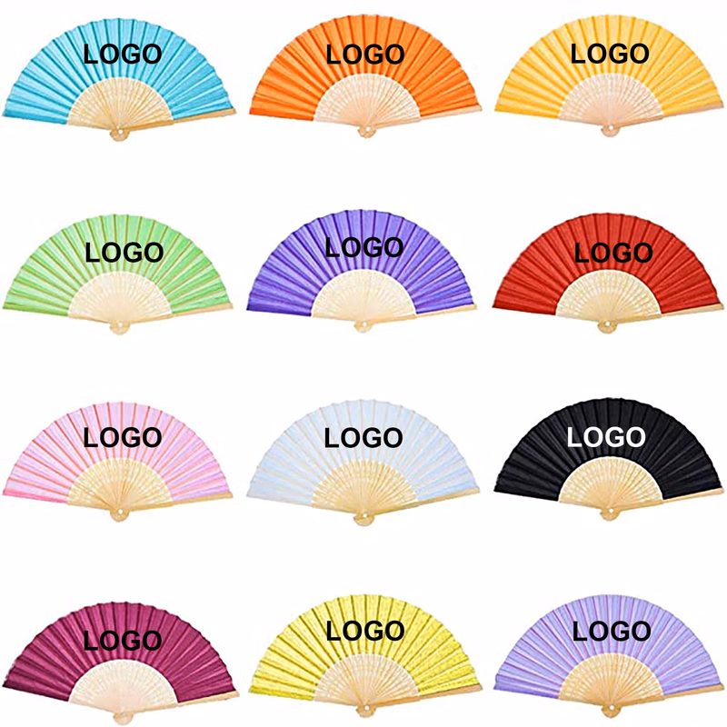 Folding Bamboo Silky Fans