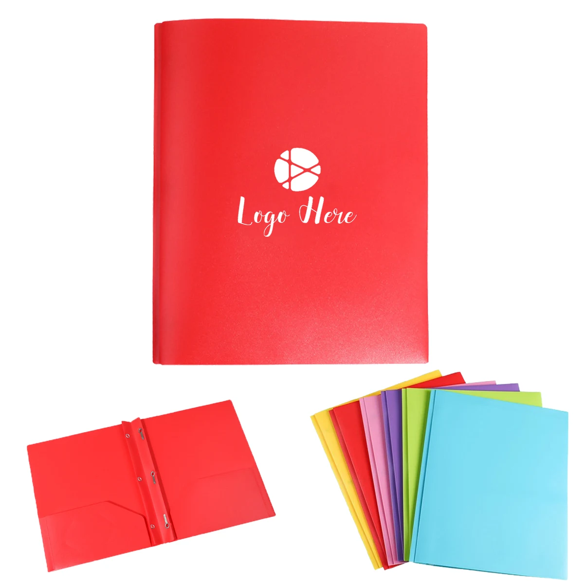 Double Pocket Plastic Folder 1