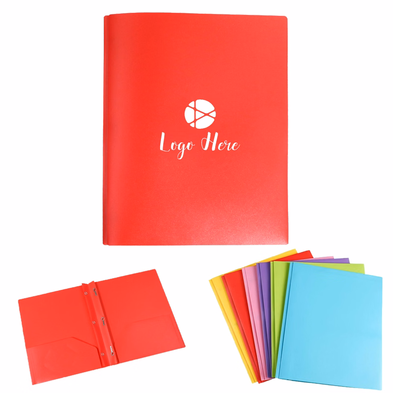 Double Pocket Plastic Folder