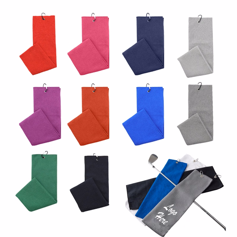 Sports Microfiber Waffle Golf Towel