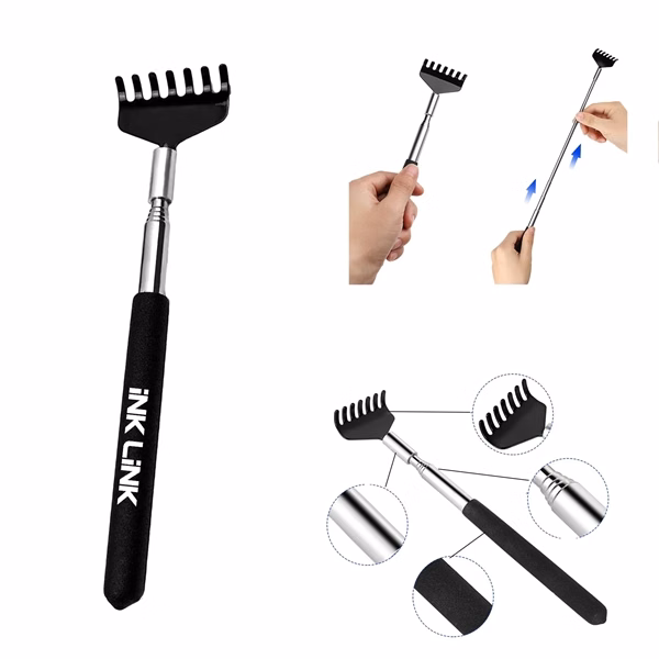 Portable Stainless Steel Telescoping Back Scratcher