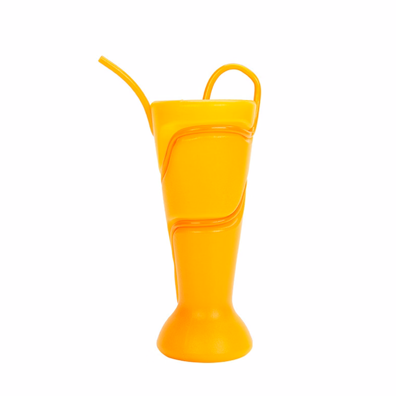 17oz Plastic Juice Style Straw Tumbler