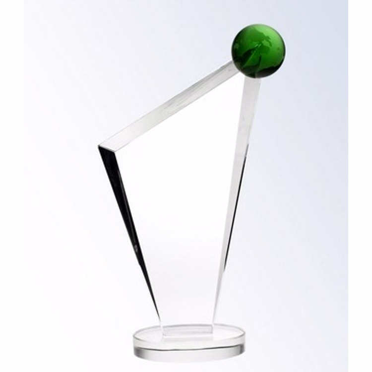 The Conception Globe Optic Crystal Award - Large
