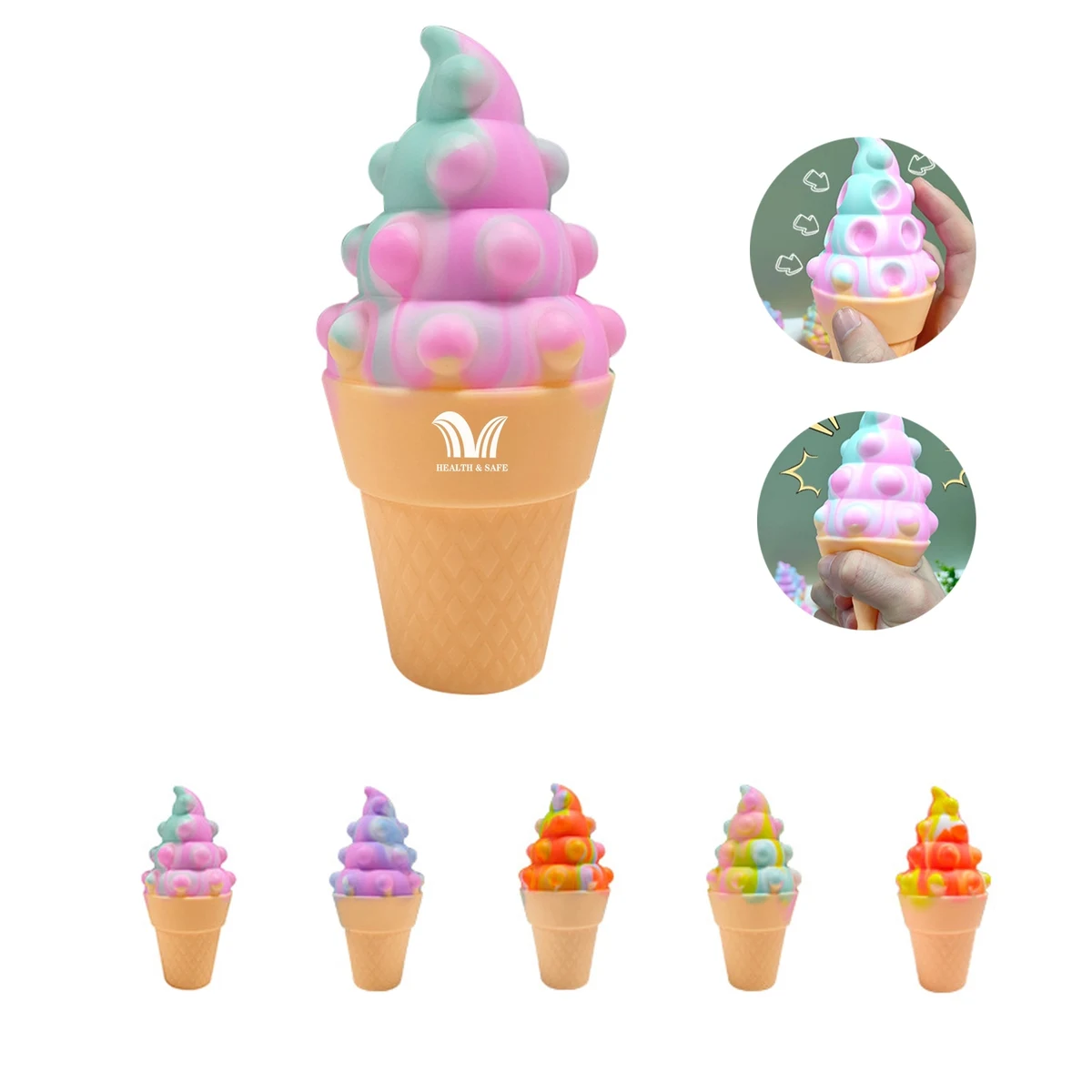 Ice Cream Push Pop Fidget Toy 1
