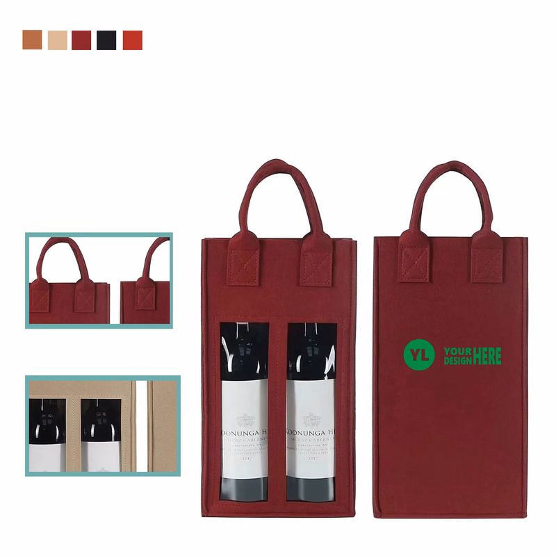 Elegant Felt Wine Protection Bag MOQ50