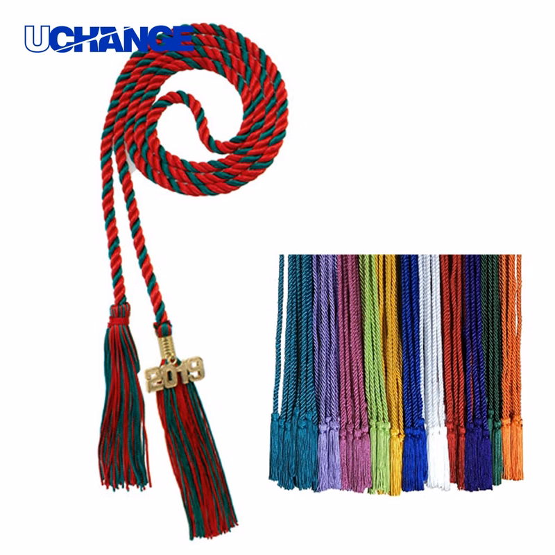Graduation Honor Cords with Charm Tag for Ceremonies