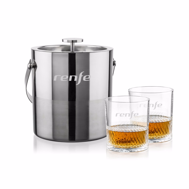 Catania Ice Bucket & Drysdale On-the-Rocks Set