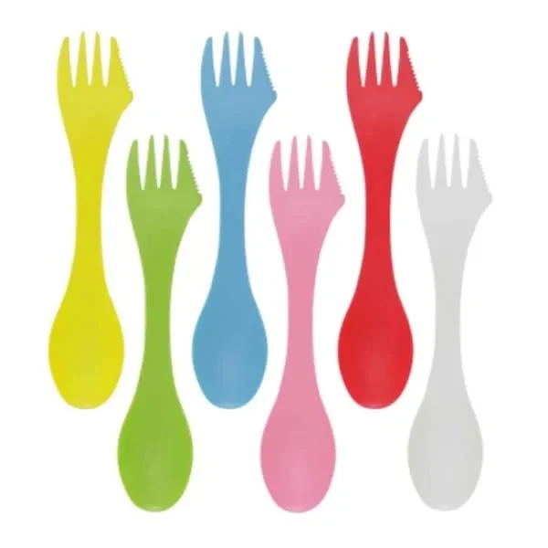 3-in-1 Spoon Fork Knife Cutlery Kits Flatware Set 1