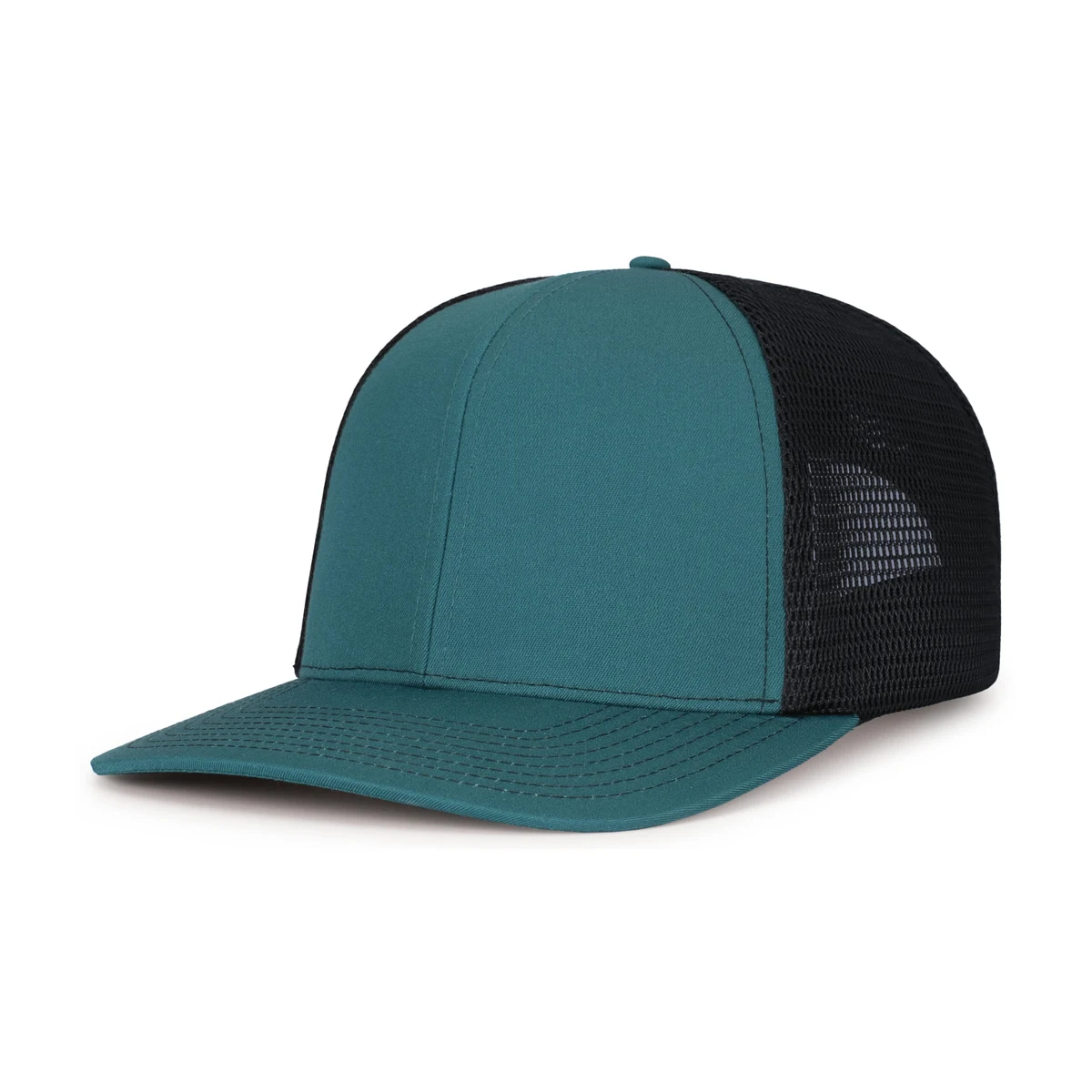 Contrast Stitch Trucker PacFlex Snapback Cap 1