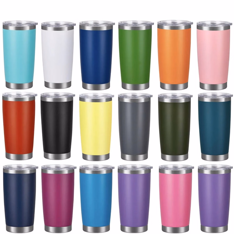 20oz Insulated Coffee Tumbler Cup with Lid