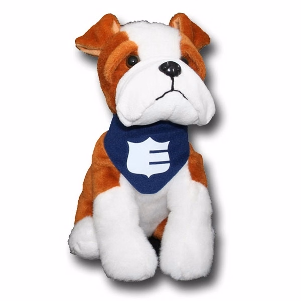 8" Medium Sitting Dog - Classic Bulldog