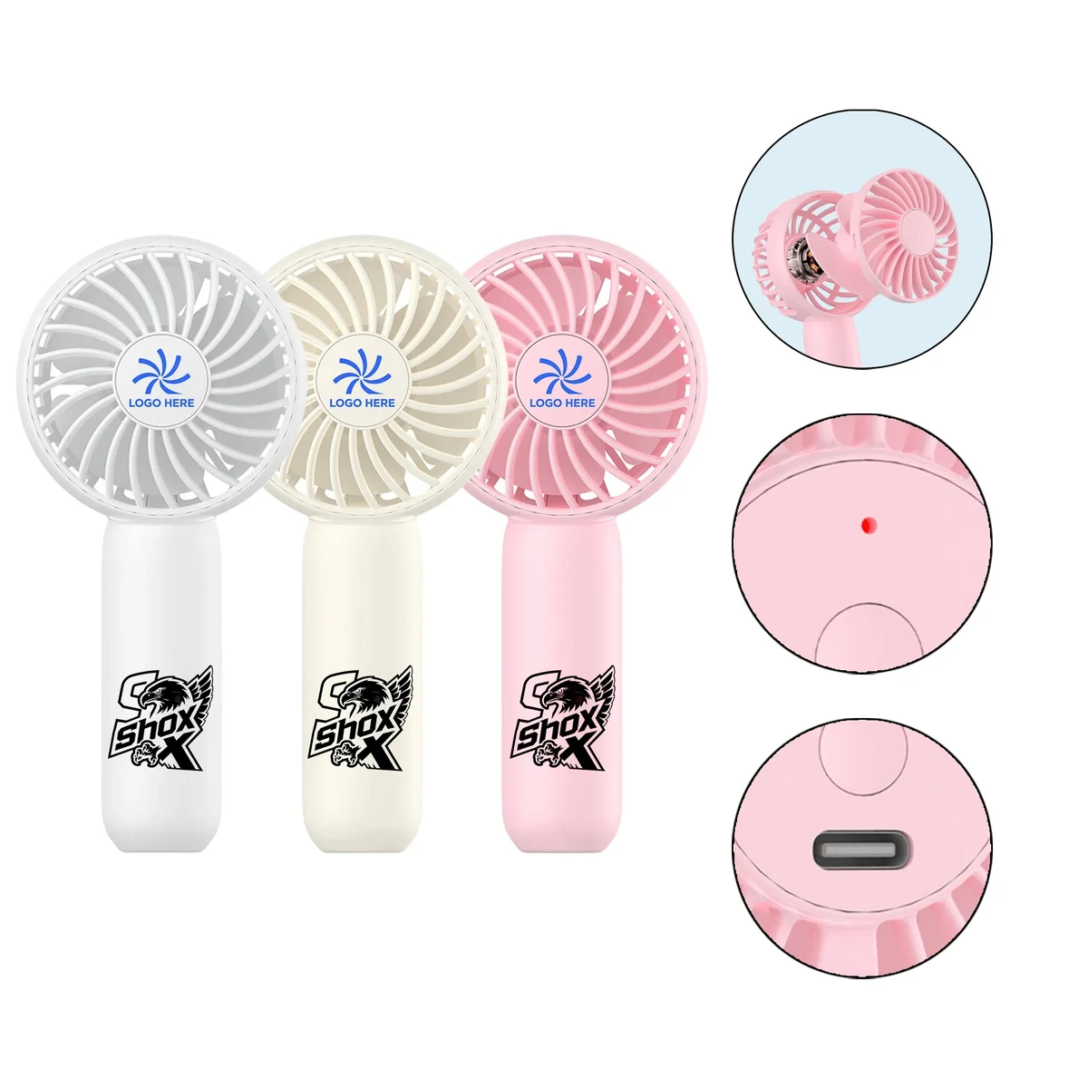 MOQ 10 Portable Handheld Electric Fan 1
