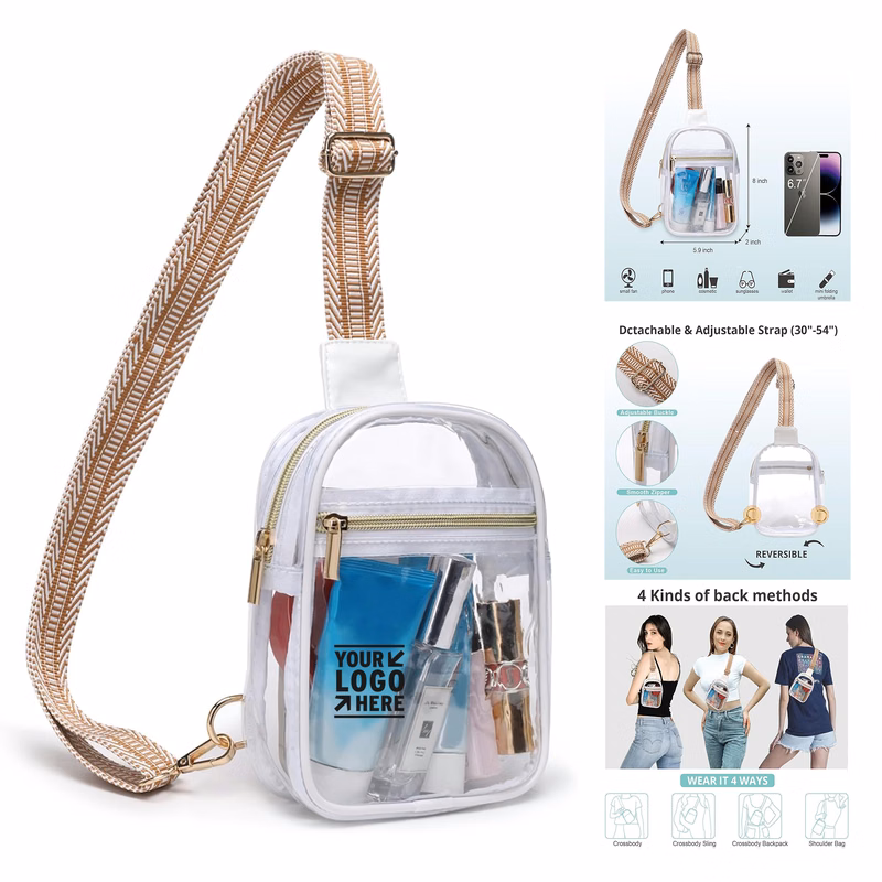 Clear Stadium Sling Bag 