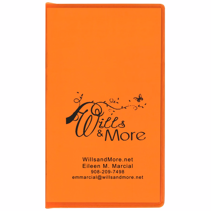 Ultra Vibrant TEK Translucent Vinyl Monthly Pocket Planner