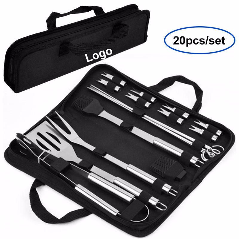 20pcs BBQ Grill Tool Set