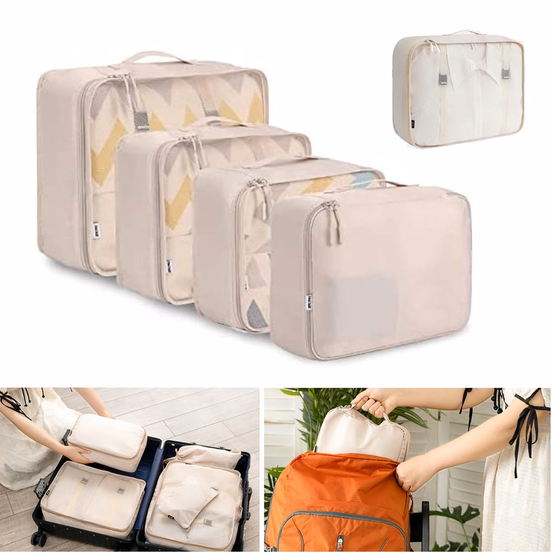 8 Set Packing Cubes Luggage Packing Organizers