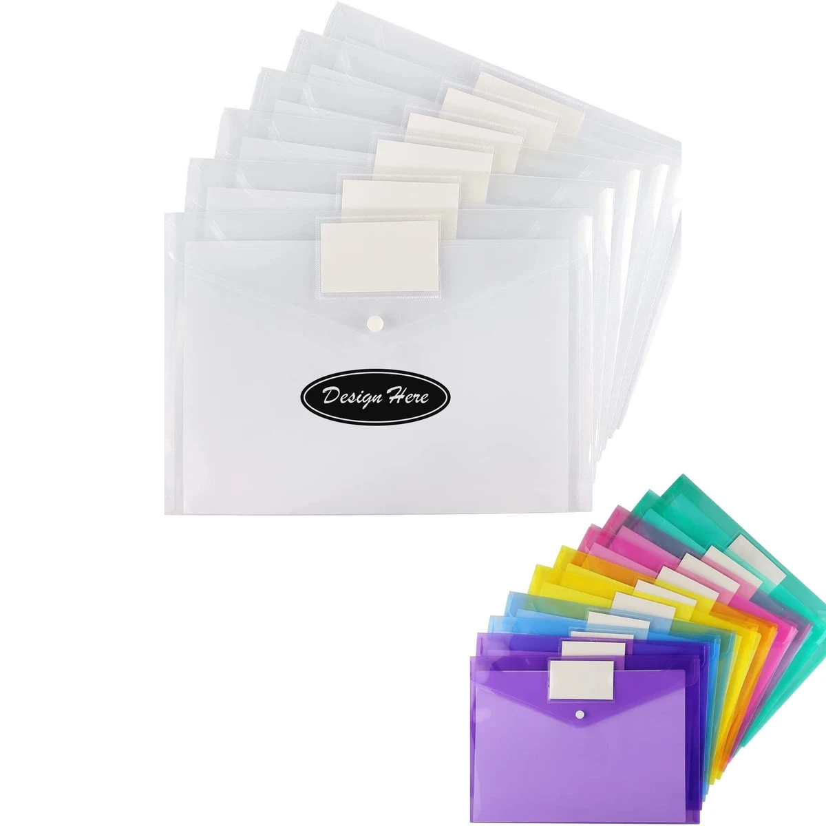 Customizable A4 Waterproof Transparent File Pouch 1