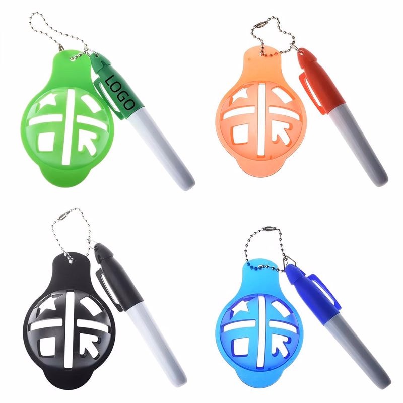 Golf Ball Mark Scriber Tool With Pen