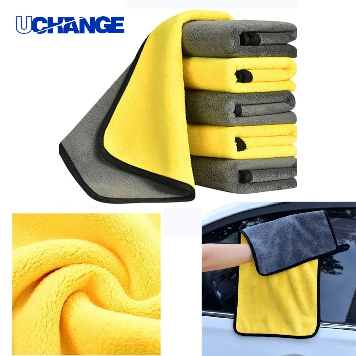 Coral Wool Car Cleaning Towel 1