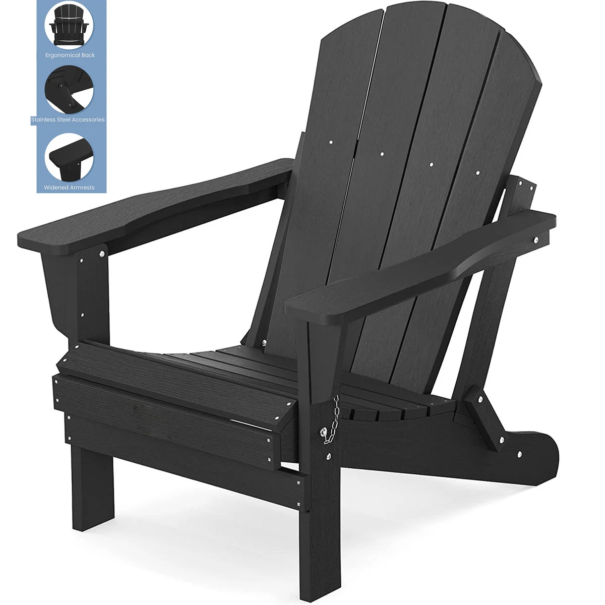 Folding Adirondack Lawn Chair 1