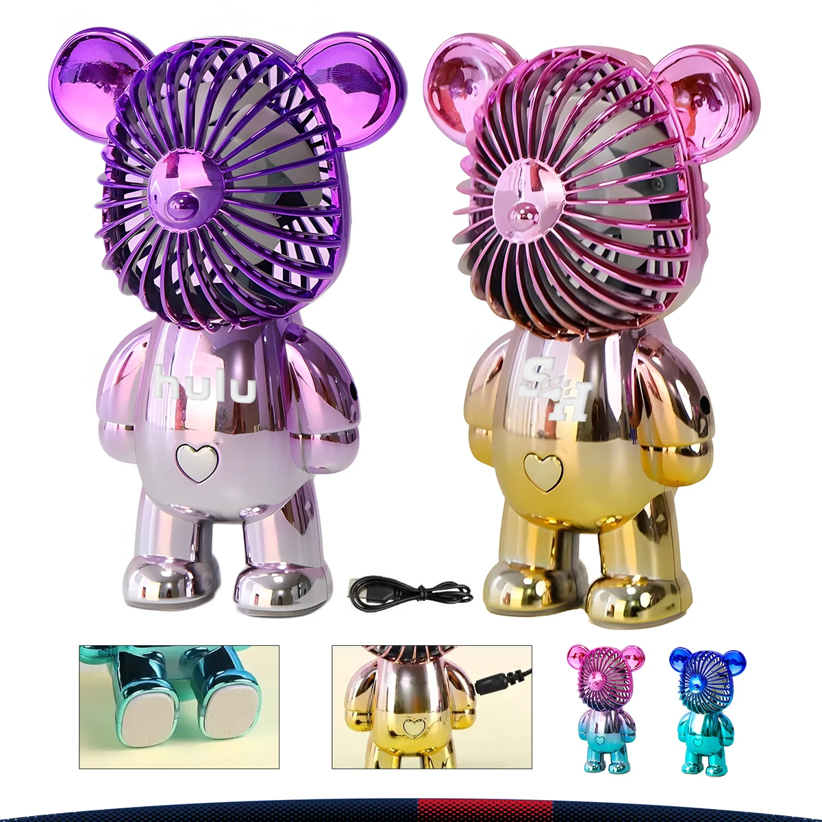Mini Bear Desktop Fan 1