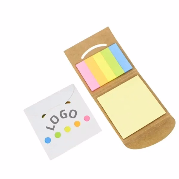 Personalized Sticky Notes and Flags in Pocket Case for Events, Gifting and Everyday Use