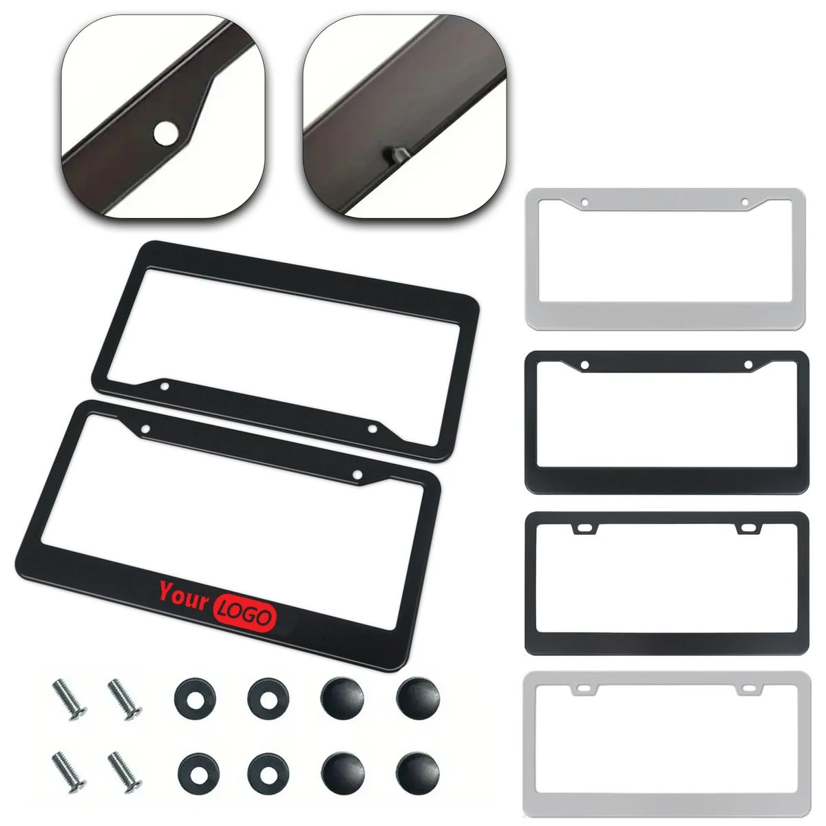 US Standard Personalized License Plate Frame 1